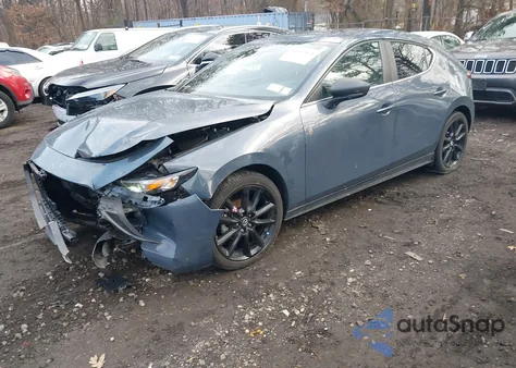 2022 Mazda Mazda3 Carbon Edition из США, поврежденный, VIN JM1BPALL5N1519319